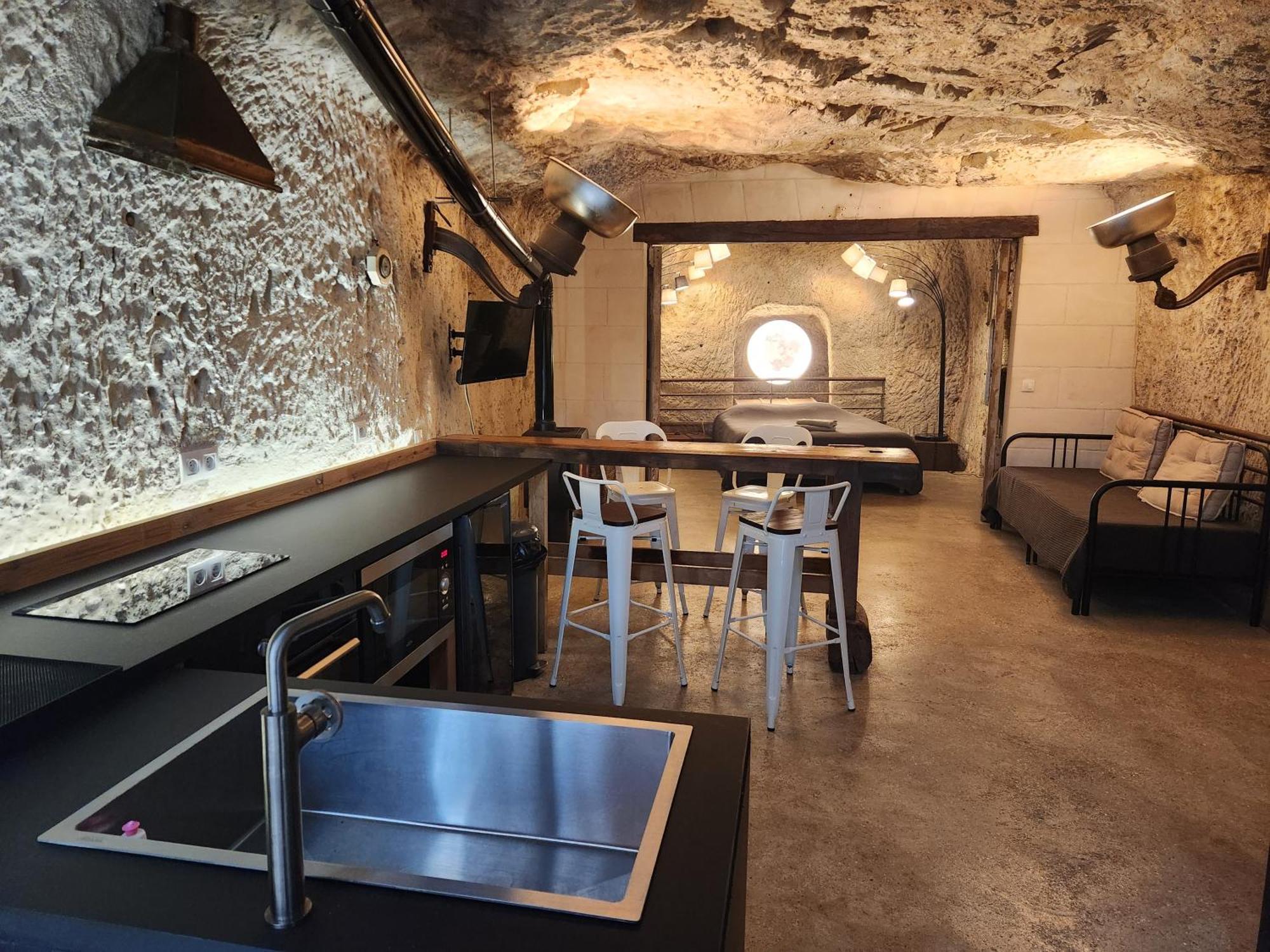 Le Cavernacle Montrichard Bagian luar foto